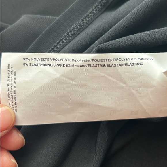 Joseph Ribkoff Black Cold Shoulder Mock, Neck Tunic,Size 8 - Picture 10 of 10